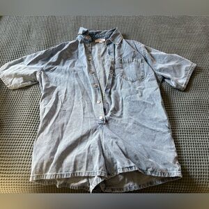 Mable boutique denim romper